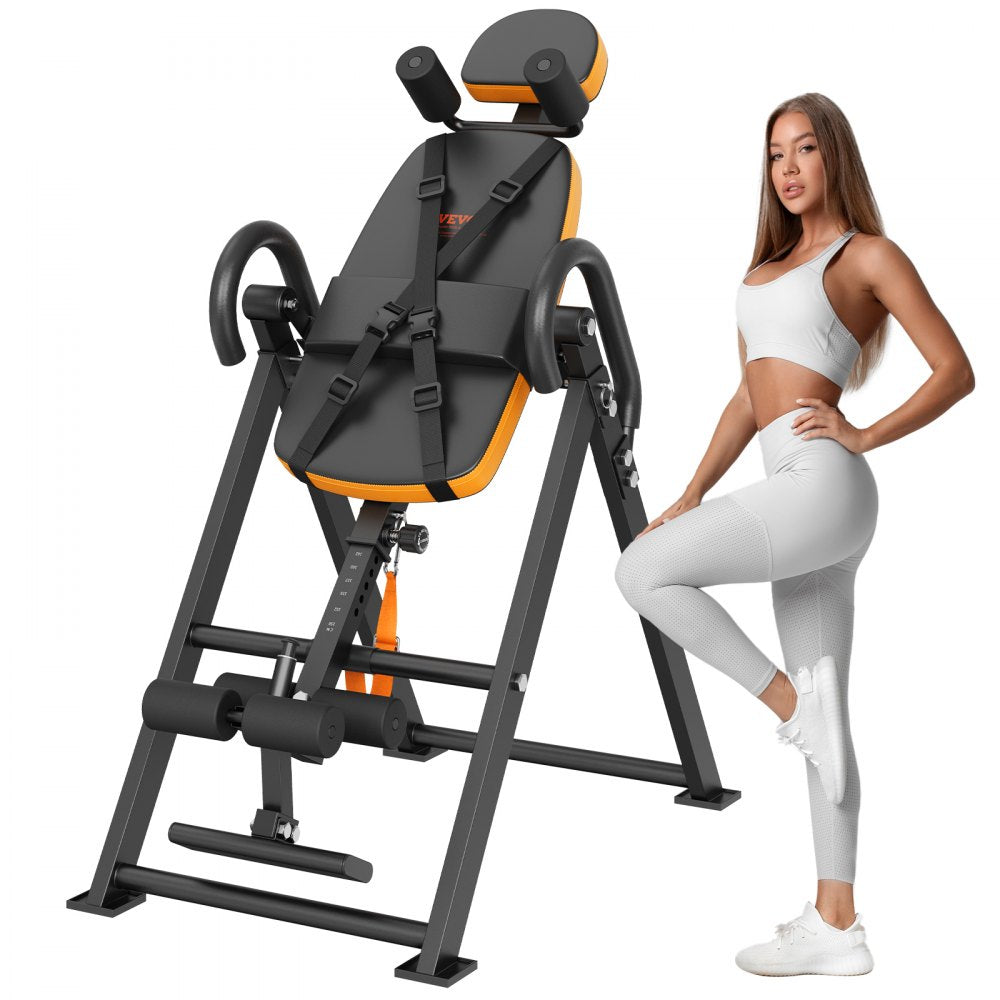 QD002 - Adjustable Inversion Table for 300 lbs with Foldable Design