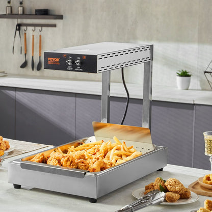 HT-310 - 750W VEVOR Fry Warmer, Keeps Fries Crisp at 104-122°F