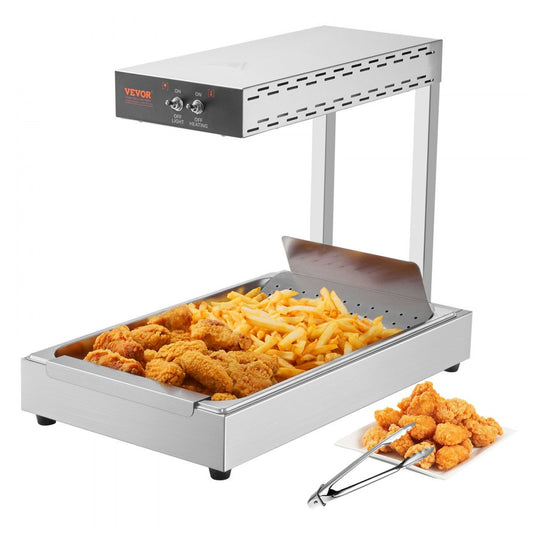 HT-310 - 750W VEVOR Fry Warmer, Keeps Fries Crisp at 104-122°F