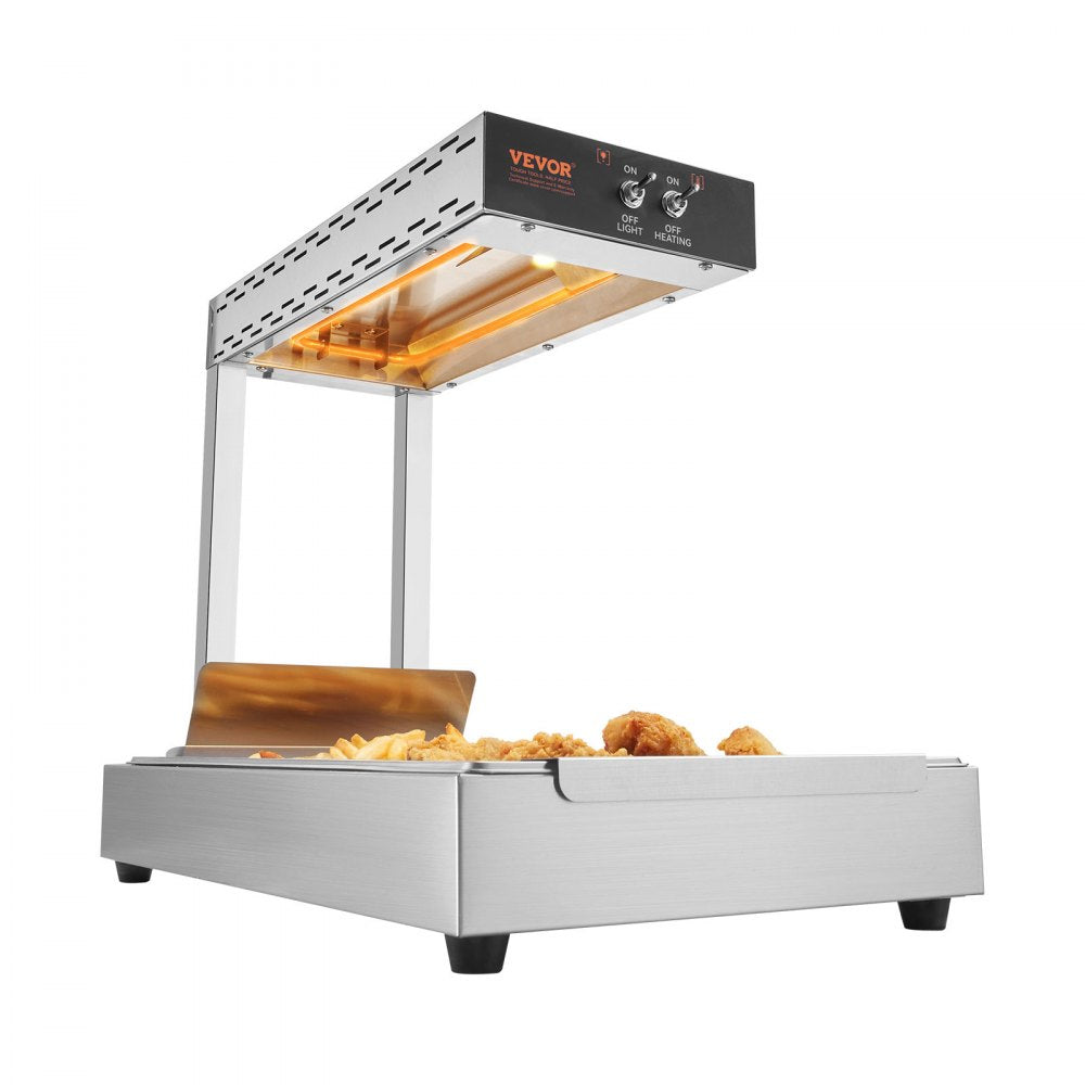 HT-310 - 750W VEVOR Fry Warmer, Keeps Fries Crisp at 104-122°F