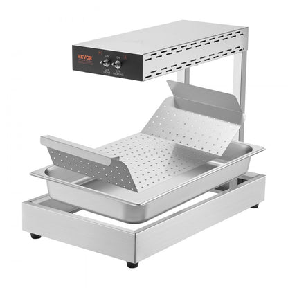 HT-310 - 750W VEVOR Fry Warmer, Keeps Fries Crisp at 104-122°F