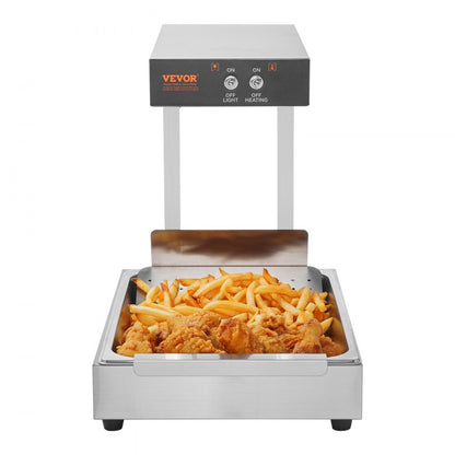 HT-310 - 750W VEVOR Fry Warmer, Keeps Fries Crisp at 104-122°F