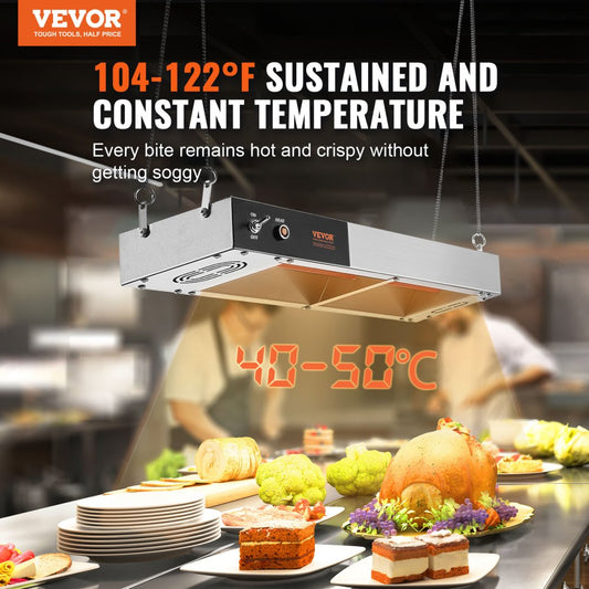 HT-24D - Compact Stainless Steel Fry Warmer, 104-122°F Temperature Range