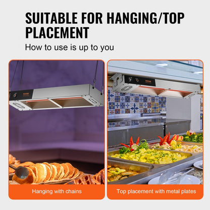 HT-24D - Compact Stainless Steel Fry Warmer, 104-122°F Temperature Range