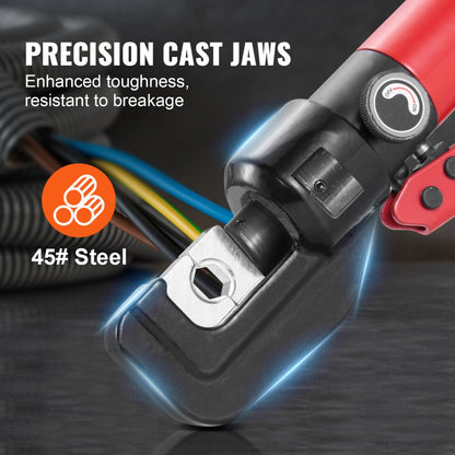 YQ-70A+LK-60A - Efficient Hydraulic Crimping Tool for AWG12-2/0 Connections
