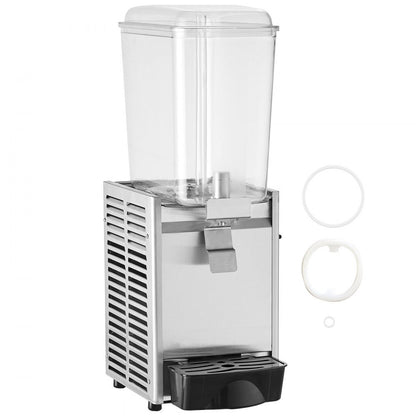 LP18A - 20.4 Qt Stainless Steel Beverage Dispenser with 325W Cooling System
