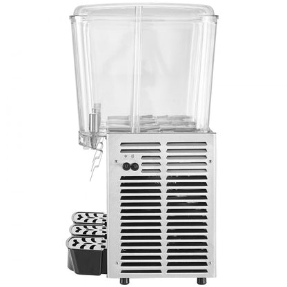 LP18X3 - 20.45 QT VEVOR 3-Tank Beverage Dispenser for Cold Drinks