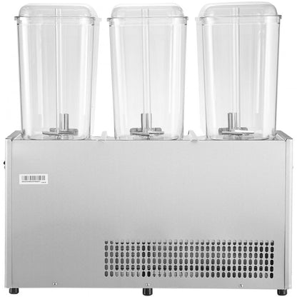 LP18X3 - 20.45 QT VEVOR 3-Tank Beverage Dispenser for Cold Drinks