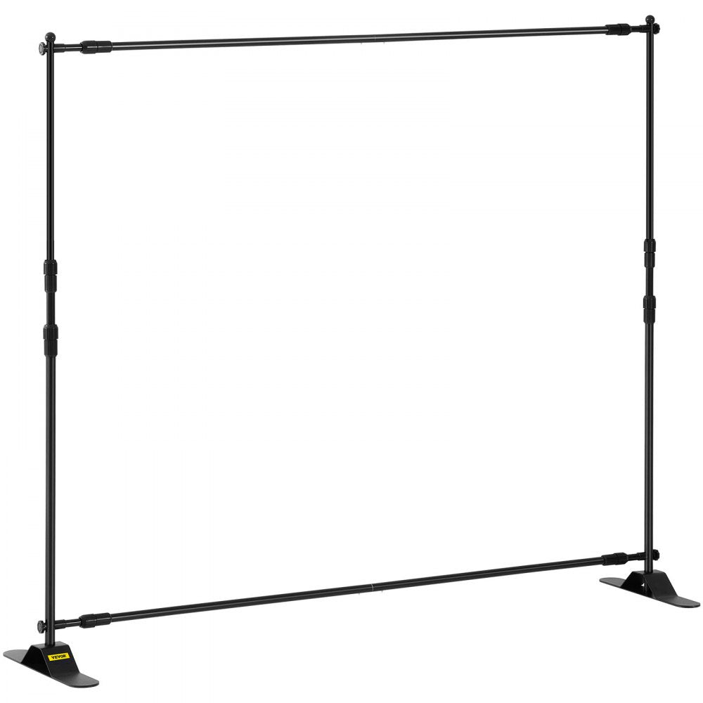 ZSJ-8x8 - Adjustable 8ft x 8ft Aluminum Backdrop Banner Stand