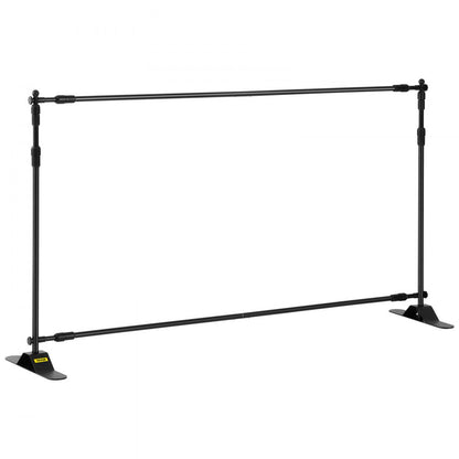 ZSJ-8x8 - Adjustable 8ft x 8ft Aluminum Backdrop Banner Stand
