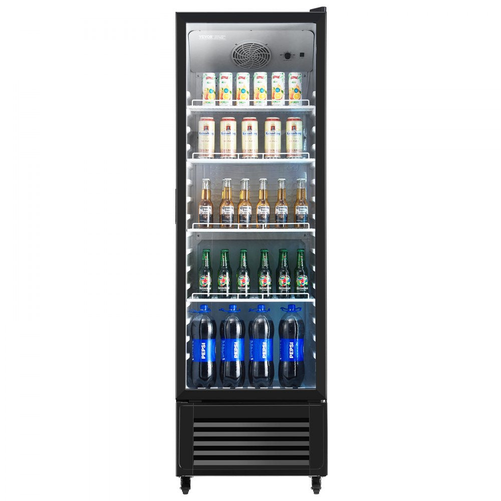 SC-330FB - 11.47 cu.ft Glass Door Beverage Fridge with LED Lighting