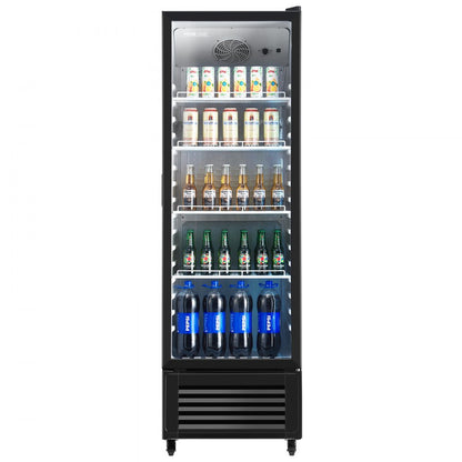 SC-330FB - 11.47 cu.ft Glass Door Beverage Fridge with LED Lighting