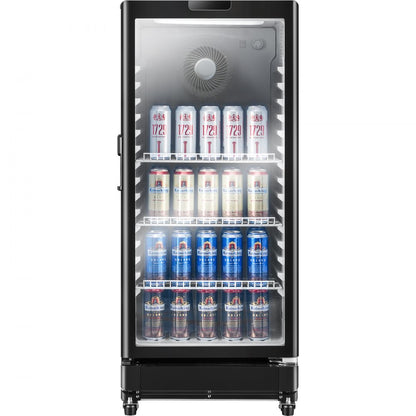 XLS-170W - Commercial 5.7 cu.ft Beverage Fridge with Glass Door & LED Lighting