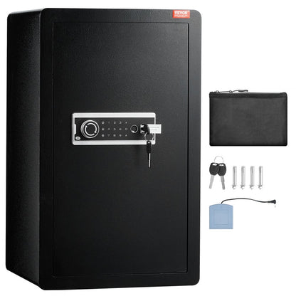 SS-700ZW - VEVOR 4.0 cu.ft Secure Safe Box with Key, Fingerprint, & Alarm