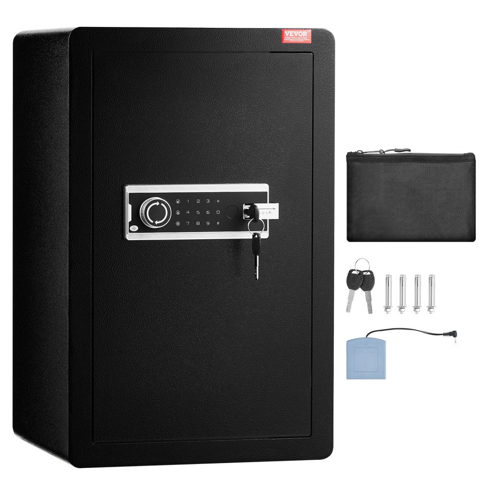 SS-630DZ - VEVOR 3.5 cu.ft Safe Box with LED Light & Key Lock