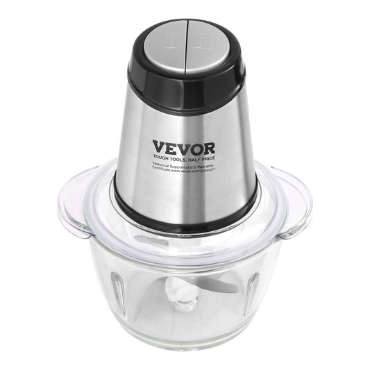 AMJ-215E - 400W Stainless Steel Meat Grinder & Food Processor 8" x 9"