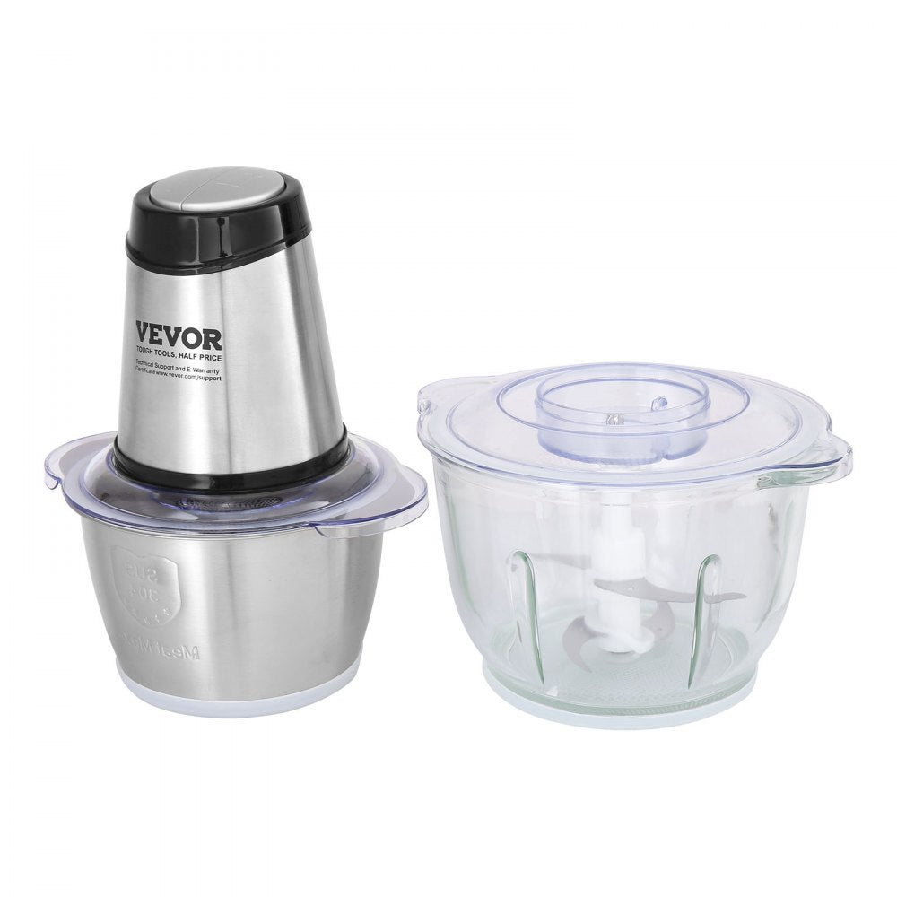 AMJ-215E - 400W Meat Grinder with Dual Bowls for Versatile Meal Prep