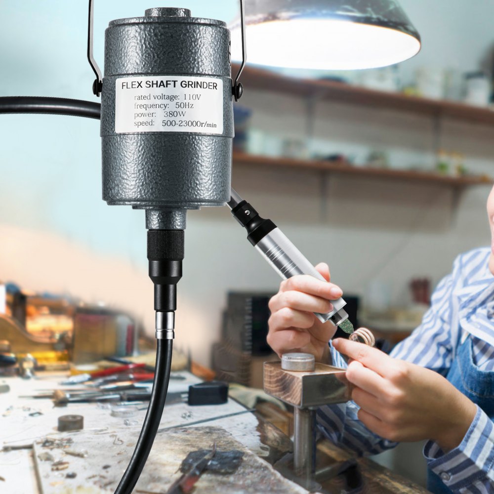 380W Flex Shaft Grinder - Versatile Rotary Tool with Foot Pedal Control