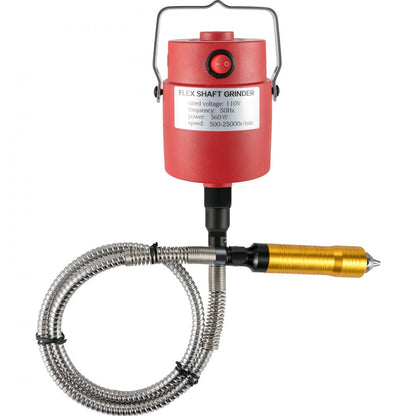 560W Flex Shaft Grinder - Versatile Tool for Grinding, Polishing & Sanding