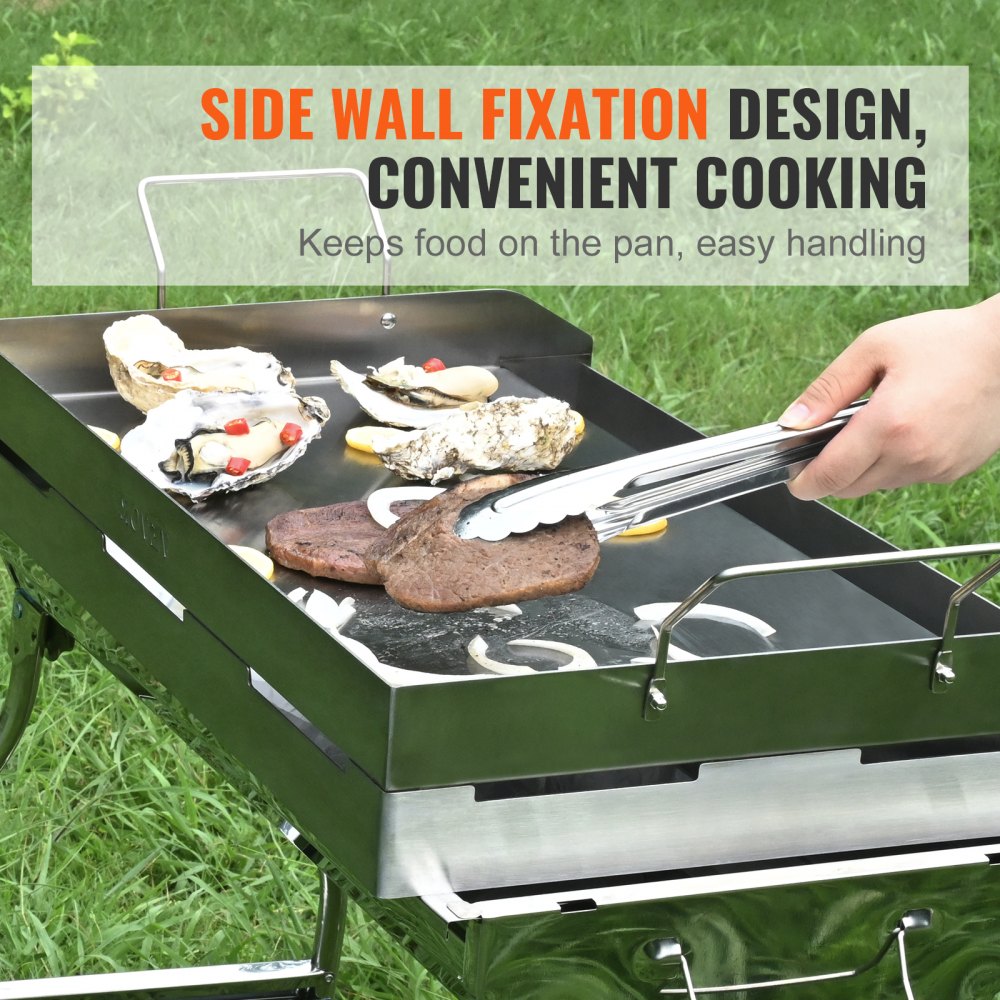 GP23 - 23.5"x16" Stainless Steel Griddle, Non-Stick, Easy Clean