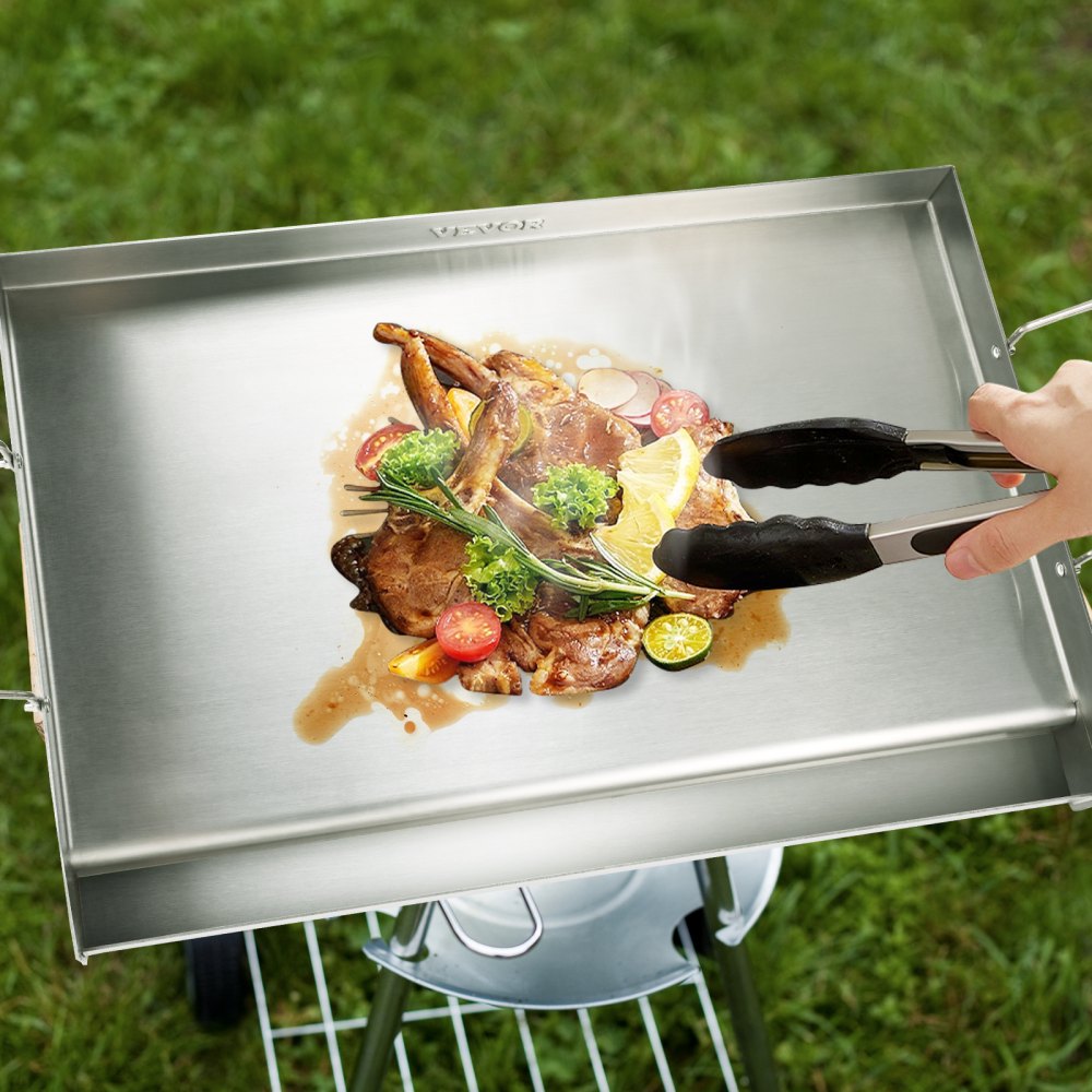 GP23 - 23.5"x16" Stainless Steel Griddle, Non-Stick, Easy Clean