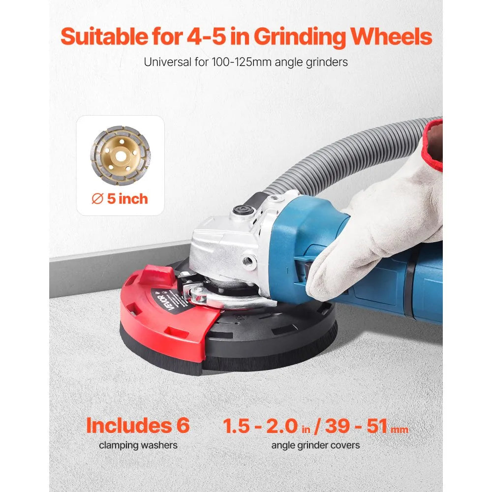 AG26-1 - 90° Angle Grinder Dust Shroud for 4-5" Grinders