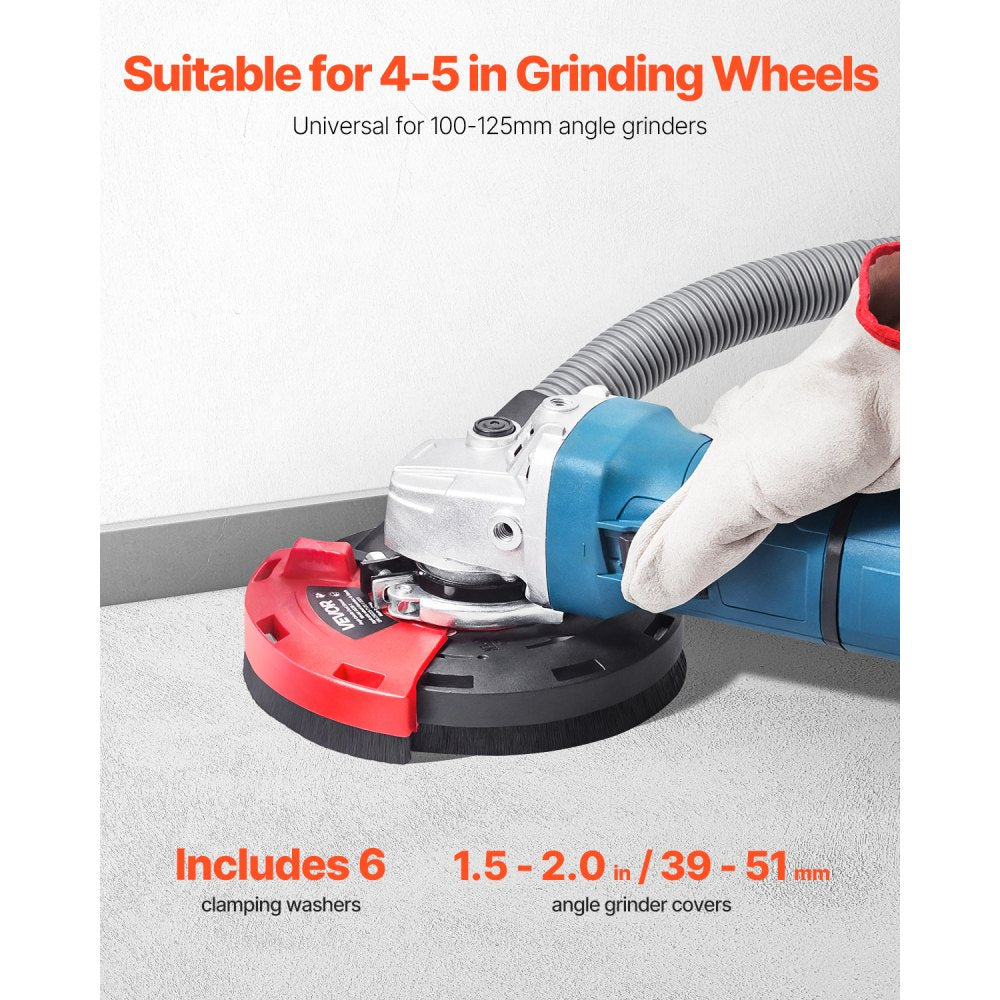 AG26 - 90° Angle Grinder Dust Shroud with Vacuum Connection & Washers