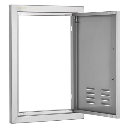 B014D - Stainless Steel BBQ Access Door, 14" x 20" for Outdoor Kitchens