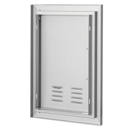 B014D - Stainless Steel BBQ Access Door, 14" x 20" for Outdoor Kitchens