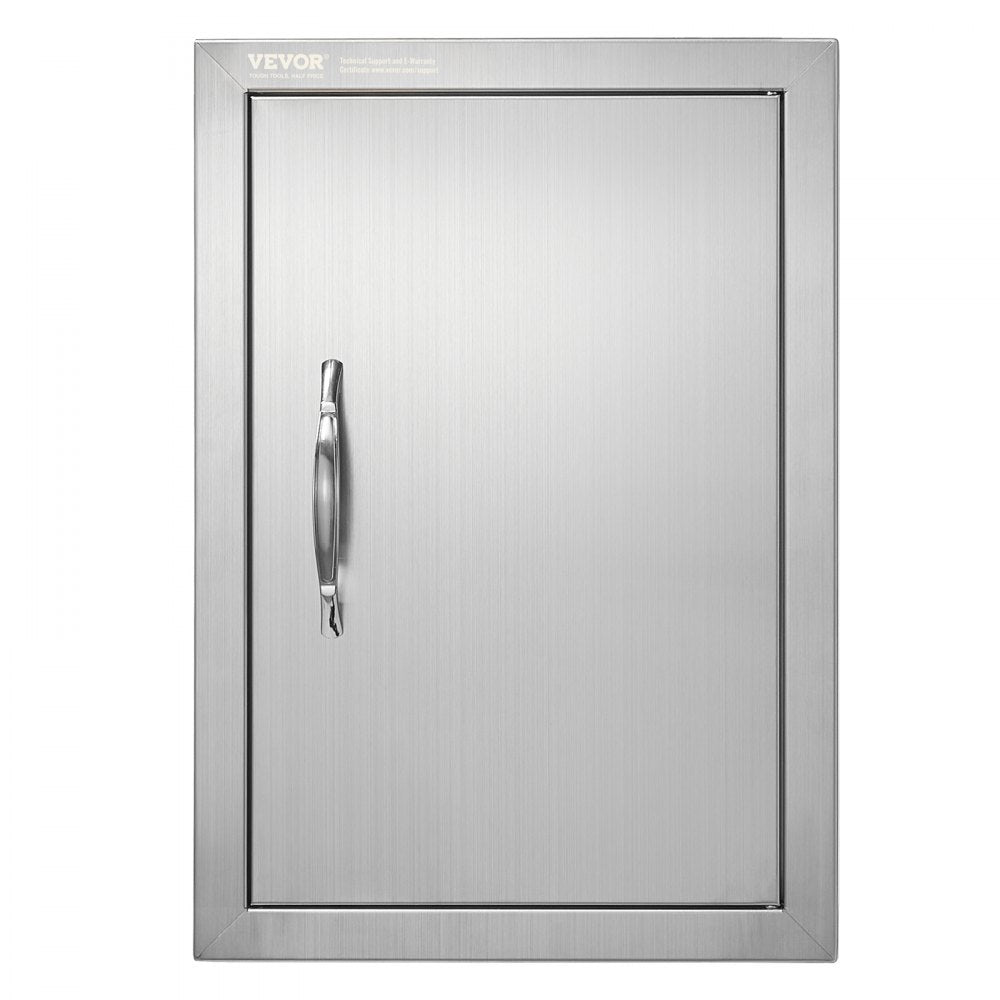 B001D - 14x20 Inch Stainless Steel Flush Mount Outdoor Access Door