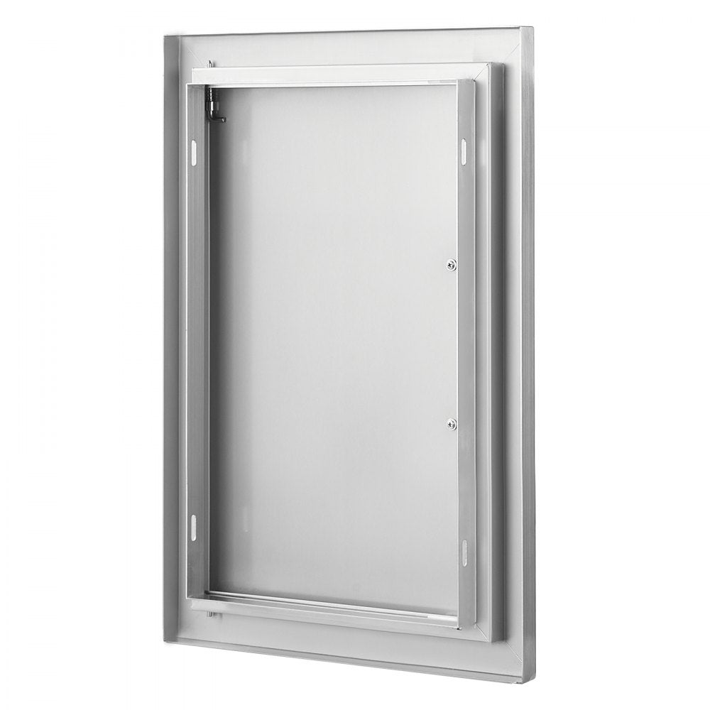 B001D - 14x20 Inch Stainless Steel Flush Mount Outdoor Access Door