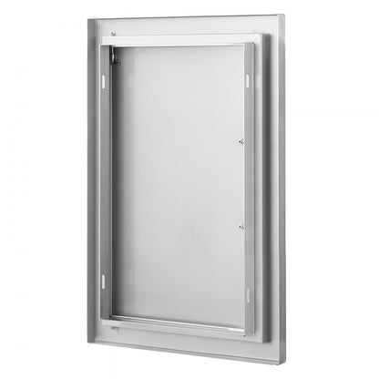 B001D - 14x20 Inch Stainless Steel Flush Mount Outdoor Access Door