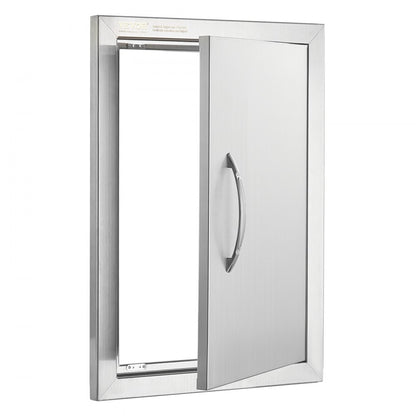 B001D - 14x20 Inch Stainless Steel Flush Mount Outdoor Access Door