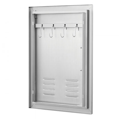 BH-001 - Durable 17W x 24H Inch Stainless Steel BBQ Access Door