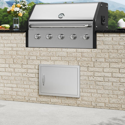 B020D - 24x17 Inch Stainless Steel BBQ Access Door for Outdoor Kitchen