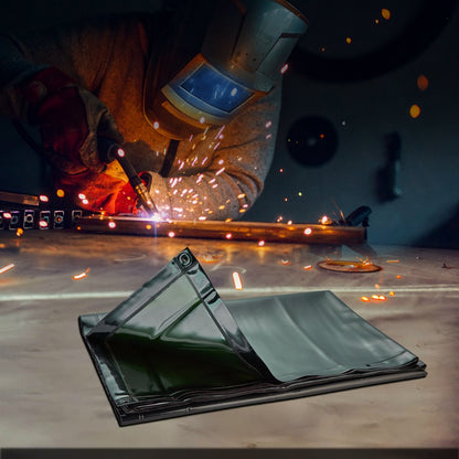 XU-2310 - 6' x 6' Green Welding Screen for Optimal Safety