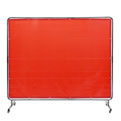 XU-2311 - 6' x 8' Flame-Resistant Welding Screen with Wheels