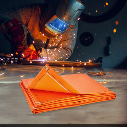 XU-2320 - 6' x 8' VEVOR Yellow Welding Screen for Workspace Safety