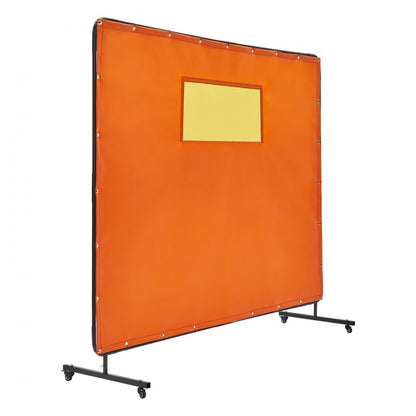XU-2320 - 6' x 8' VEVOR Yellow Welding Screen for Workspace Safety