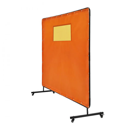 XU-2320 - 6' x 8' VEVOR Yellow Welding Screen for Workspace Safety