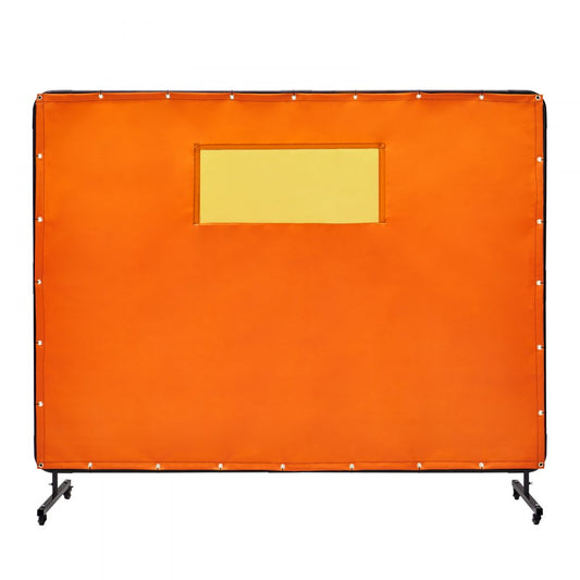 XU-2320 - 6' x 8' VEVOR Yellow Welding Screen for Workspace Safety