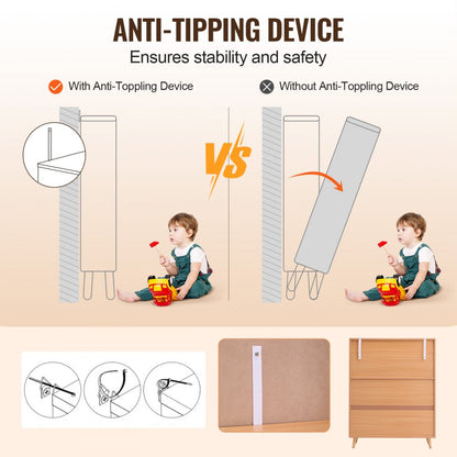 KLSC-01 - VEVOR 15mm Rattan Shoe Cabinet for Entryway Organization