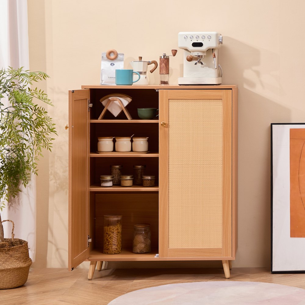 KLSC-01 - VEVOR 15mm Rattan Shoe Cabinet for Entryway Organization