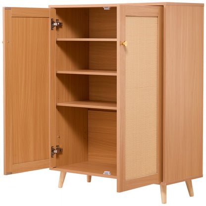 KLSC-01 - VEVOR 15mm Rattan Shoe Cabinet for Entryway Organization