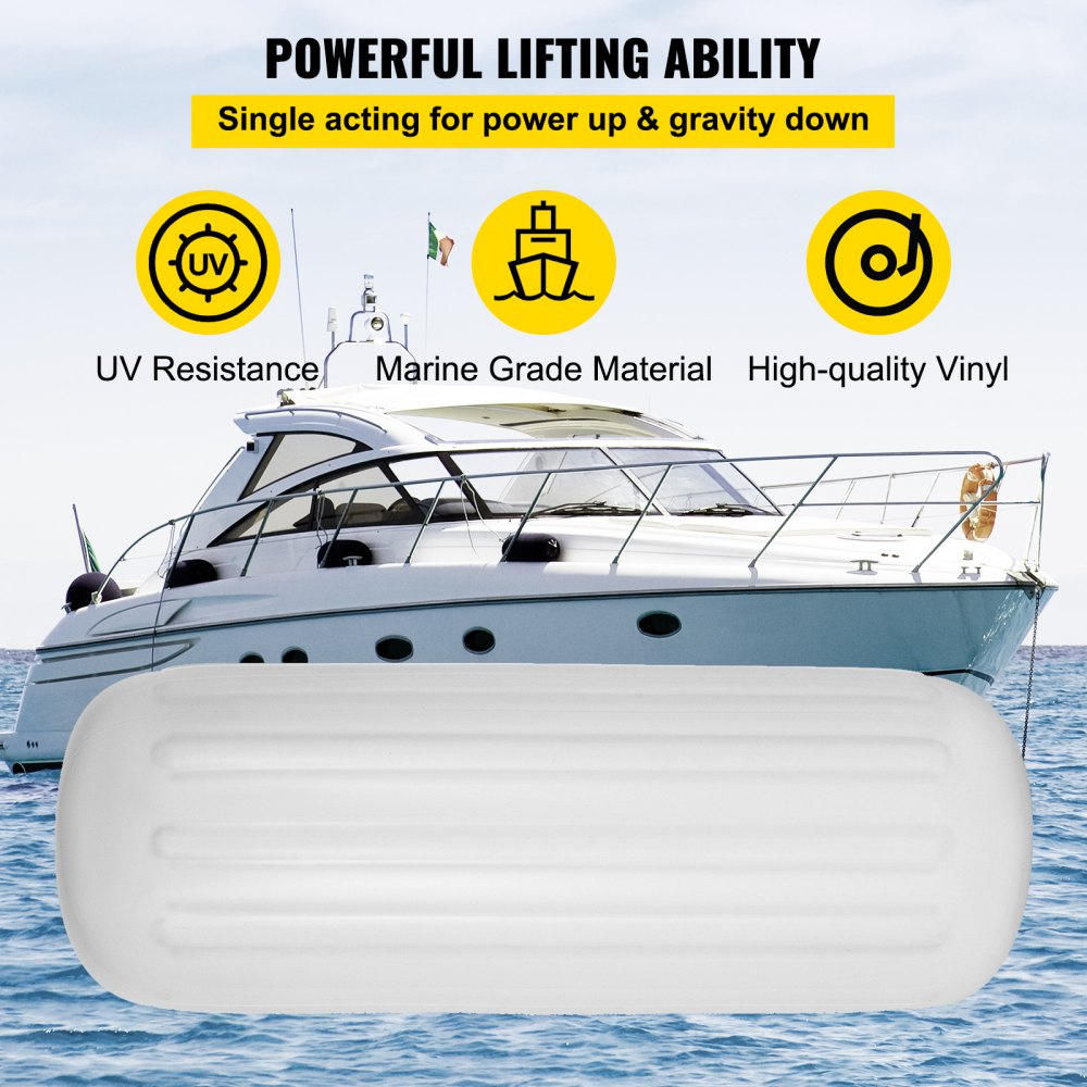 10" x 28" Boat Fender - Durable 4PCS Marine Bumpers for Vessel Protection