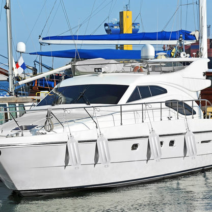 8.5" x 27" Boat Fender - 4PCS Durable Vinyl Inflatable Fenders for Optimal Protection