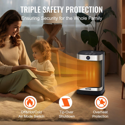 KPT-150 0596L - Smart Electric Heater with Thermostat & Remote Control