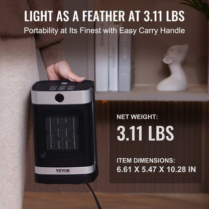 KPT-150 0596L - Smart Electric Heater with Thermostat & Remote Control