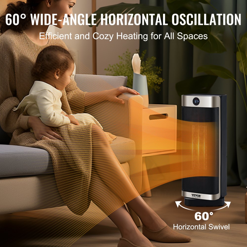 KPT-2000 5186L - 1500W Electric Heater for Whole-Room Comfort