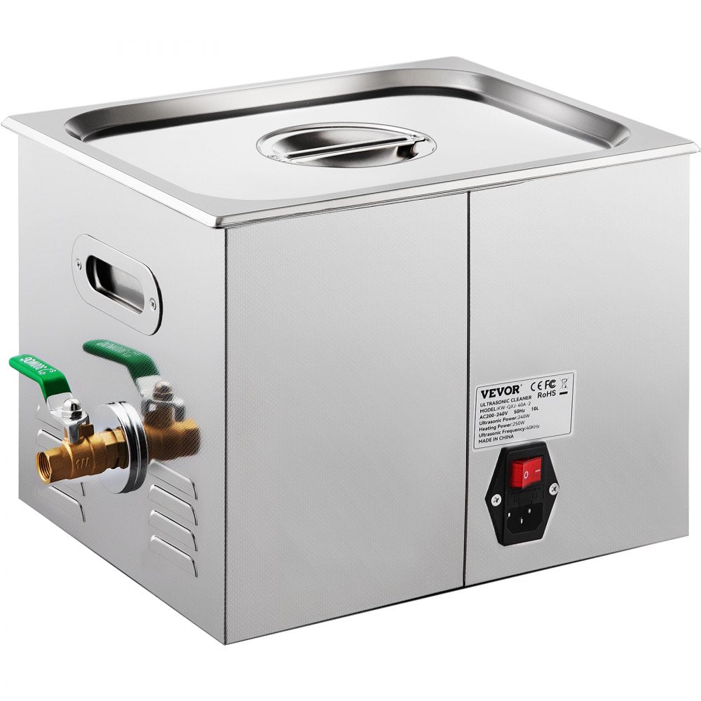 KW-QXJ-60A-2 - 15L Stainless Steel Ultrasonic Cleaner with Adjustable Frequency